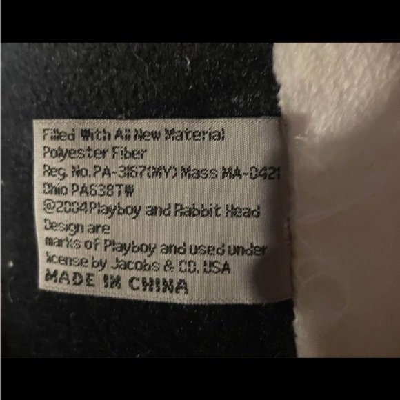 2 x EUC large playboy bunny throw pillows (official Playboy merch) - Picture 2 of 3